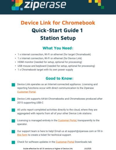 device link chrome station setup