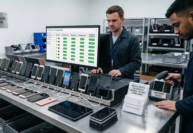 processing mobile devices at scale